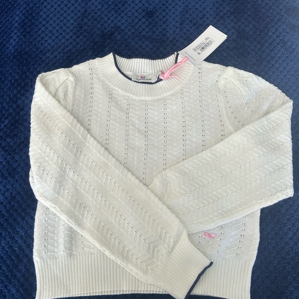 Vineyard Vines Girl’s White Sweater